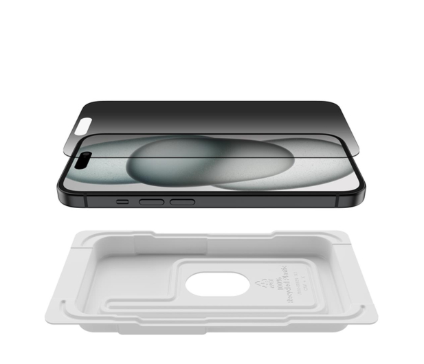 BELKIN Szkło ochronne ScreenForce Invisiglass Privacy iP 16/15/14Pro OVA167hq - 1284054 - zdjęcie 2